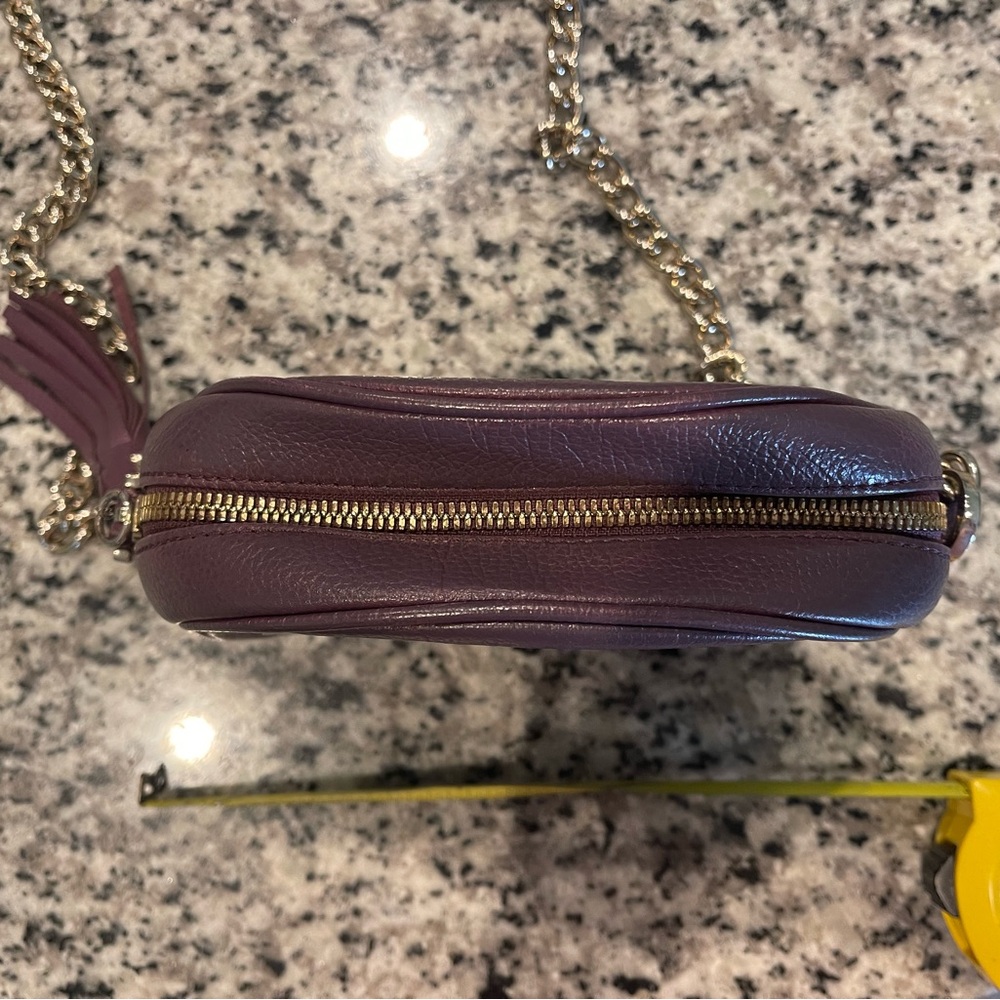 MCM Burgundy Leather Crossbody Bag - Picture 4 of 7